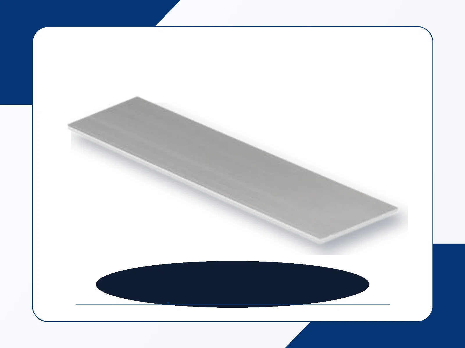 Aluminiumstreifen 2 x 15 cm